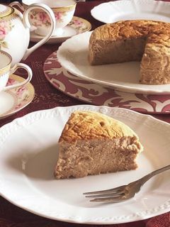 ふわっふわの紅茶スフレチーズケーキ-レシピのメイン写真
