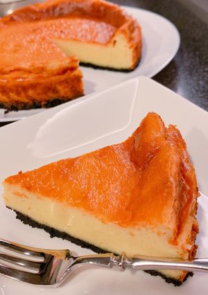 オレオで☆ほろ苦ベイクドチーズケーキ-レシピのメイン写真