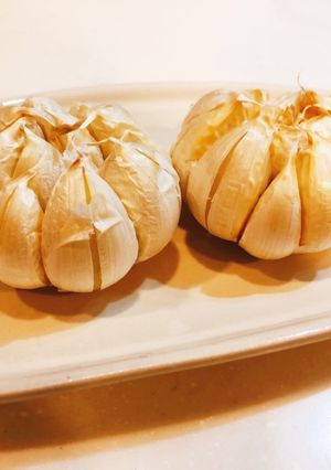 ニンニクの下処理とホイル焼き-レシピのメイン写真