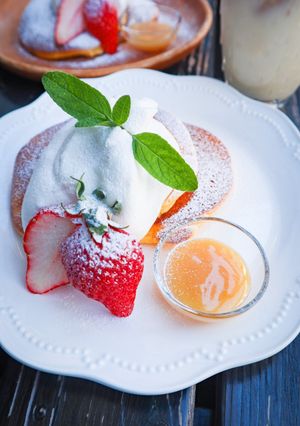 米粉のスフレパンケーキ-レシピのメイン写真