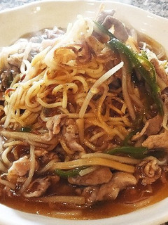 青椒肉絲風あんかけ焼きそば-レシピのメイン写真
