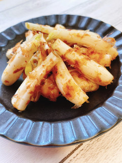 島らっきょうの一番美味しい食べ方♡-レシピのメイン写真