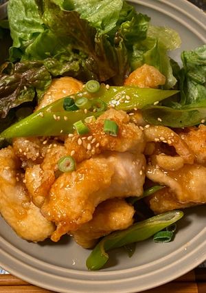 ジューシー！鶏むね肉のネギ照り焼き-レシピのメイン写真