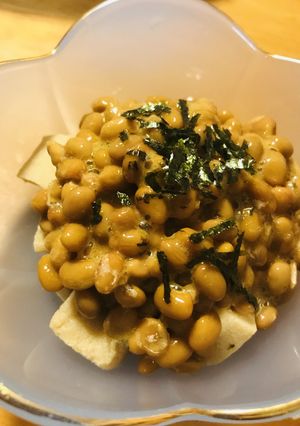 毎日の納豆●角切りの高野豆腐と-レシピのメイン写真