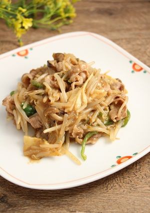 ほったらかし！たけのこ肉野菜味噌炒め-レシピのメイン写真