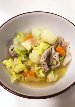 子供も大好き♡野菜のスープ煮-レシピのメイン写真