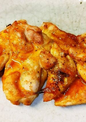 鶏モモ肉のコチュジャン漬けグリル。-レシピのメイン写真