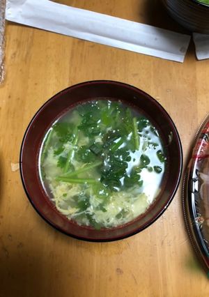 パクチーの卵スープ-レシピのメイン写真