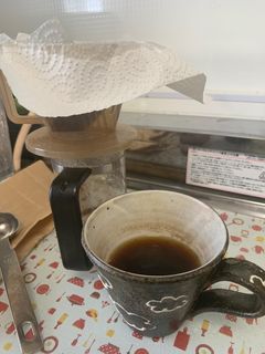 キッチンペーパーでコーヒーを入れる-レシピのメイン写真
