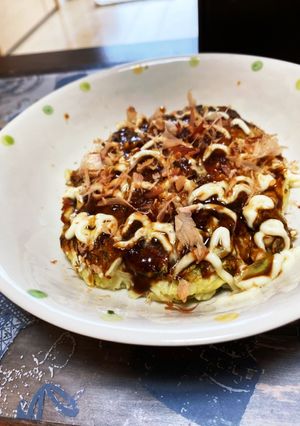 キャベツ大量！7㌔痩せたお好み焼き♡-レシピのメイン写真