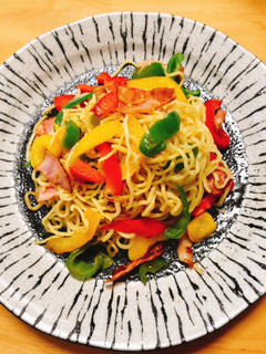 ペペロンチーノ風焼きそば-レシピのメイン写真