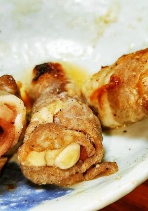 豚コマ塩野菜巻き。-レシピのメイン写真