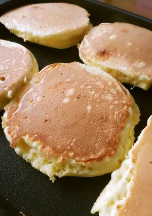我が家のホットケーキ-レシピのメイン写真