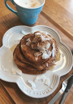 プロテイン パンケーキ-レシピのメイン写真