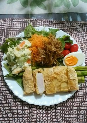 油揚げに入れた豚ロースのかつもどき-レシピのメイン写真