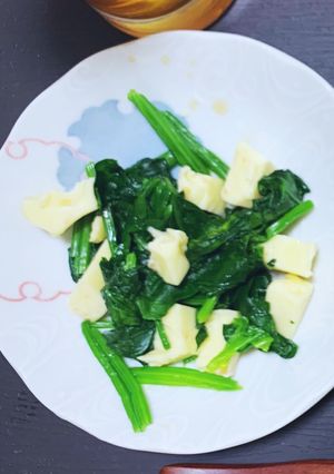 ほうれん草とナッツチーズの和え物-レシピのメイン写真