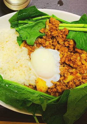 ほうれん草のキーマカレー-レシピのメイン写真