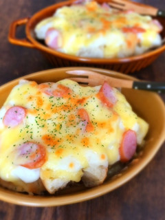 簡単♪子供が大好きパングラタン-レシピのメイン写真