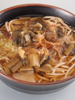 【木曽の郷土料理】すんき蕎麦-レシピのメイン写真