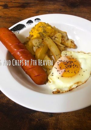 ゲーム飯♫ティファのエッグアンドチップス-レシピのメイン写真