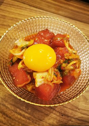 簡単！居酒屋メニュー！海鮮キムチユッケ-レシピのメイン写真