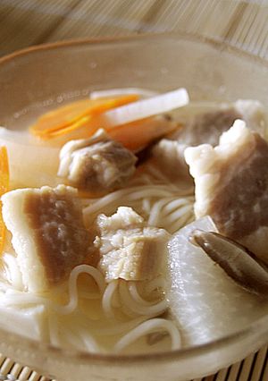 夏でも冬でも！塩豚で中華風素麺（柔麺）-レシピのメイン写真