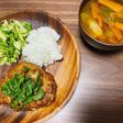 豆腐でもちふわ照り焼きハンバーグ