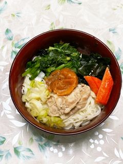 梅豚うどん-レシピのメイン写真