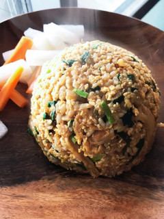 ニラとキムチチャーハン-レシピのメイン写真