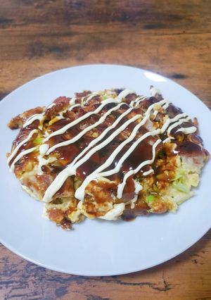 豆腐とオートミールのお好み焼き-レシピのメイン写真