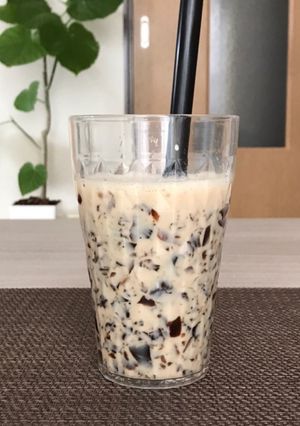 糖質制限♡クラッシュコーヒーゼリーミルク-レシピのメイン写真