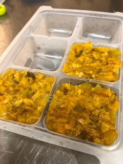 【離乳食後期】サバとかぼちゃのみそ煮-レシピのメイン写真