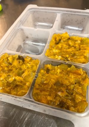 【離乳食後期】サバとかぼちゃのみそ煮-レシピのメイン写真