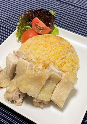 炊飯器に入れて時短！炒めない鶏炒飯-レシピのメイン写真