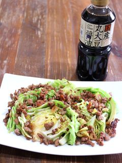 豚挽肉と春キャベツのバター醤油炒め-レシピのメイン写真