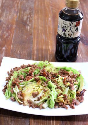 豚挽肉と春キャベツのバター醤油炒め-レシピのメイン写真