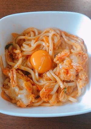 簡単！キムチうどん-レシピのメイン写真