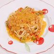 サバのトマトクリームパスタ♪