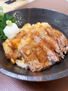 安い肉でも柔らかく!和風おろしステーキ丼-レシピのメイン写真