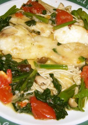 野菜いっぱいのたらのムニエル　-レシピのメイン写真