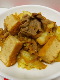 豚肉・厚揚げ・キャベツのスタミナ味噌炒め-レシピのメイン写真