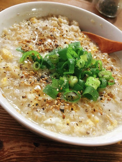 レンジで中華風オートミール卵粥-レシピのメイン写真