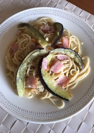 ＊茄子好きのペペロンチーノ＊唐辛子なし-レシピのメイン写真