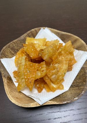 餃子の皮チップス-レシピのメイン写真