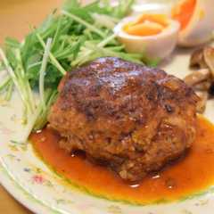 柔らか美味しい！煮込み豆腐ハンバーグ-レシピのメイン写真