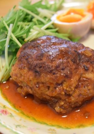 柔らか美味しい！煮込み豆腐ハンバーグ-レシピのメイン写真