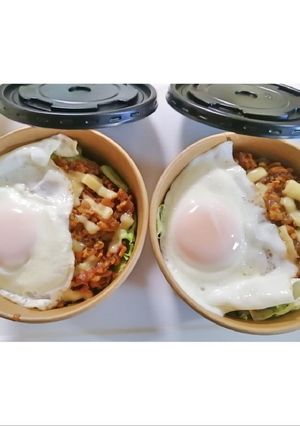 ルーで簡単♪鶏挽肉のカフェ風キーマカレー-レシピのメイン写真
