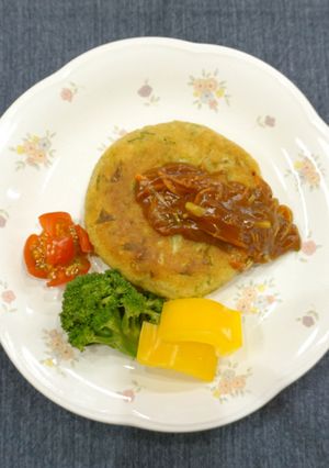 甘酢あんかけ大豆ハンバーグ-レシピのメイン写真