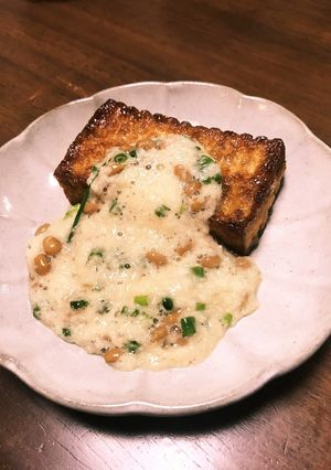 厚揚げステーキのトトロがけ-レシピのメイン写真