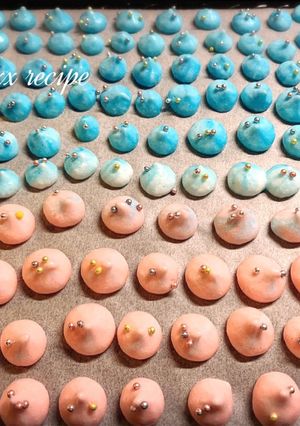 かわいい♡メレンゲクッキー-レシピのメイン写真